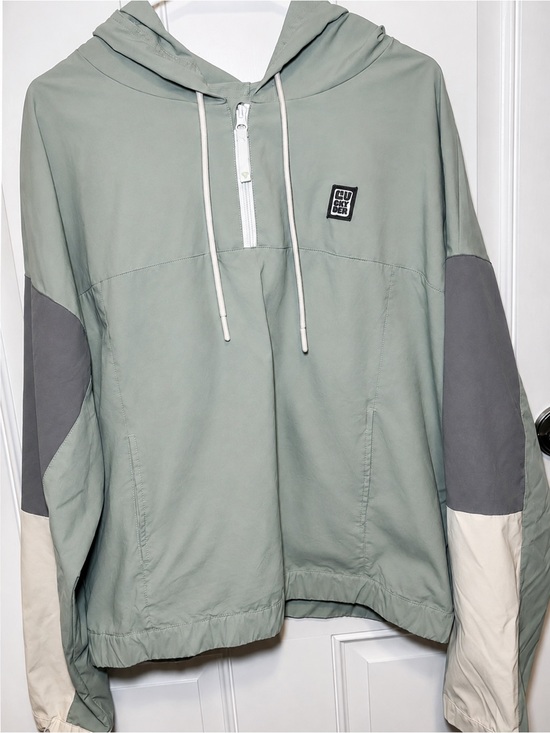 Liv Outdoor Jackets & Blazers - LIV Outdoor Colorblock Hooded Windbreaker Anorak Lightweight Pullover Jacket XL